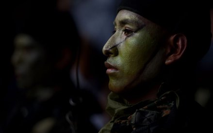 Defilada w San Salvador, upamiętniająca 194-tą rocznicę niepodległości Ameryki Środkowej