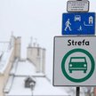 Znak Strefy Czystego Transportu na krakowskim Kazimierzu.