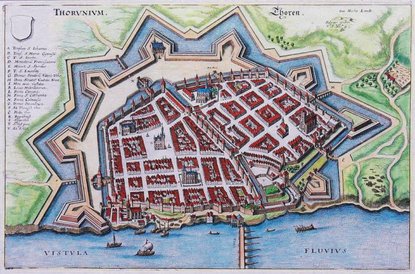 Plan Torunia z 1652 roku ma cenę wywoławczą 1,5 tys. zł.