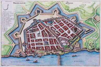 Plan Torunia z 1652 roku ma cenę wywoławczą 1,5 tys. zł.