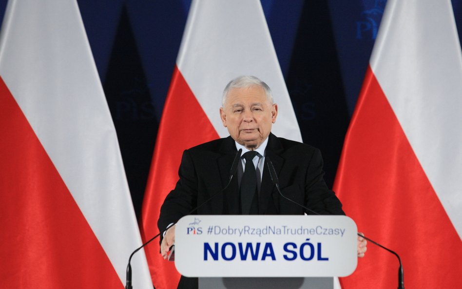 Prezes Prawa i Sprawiedliwości Jarosław Kaczyński