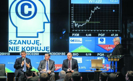 Od lewej: Jakub Bojanowski, Deloitte, Radosław Nożykowski, Baker & McKenzie, Sebastian Kawczyński, P