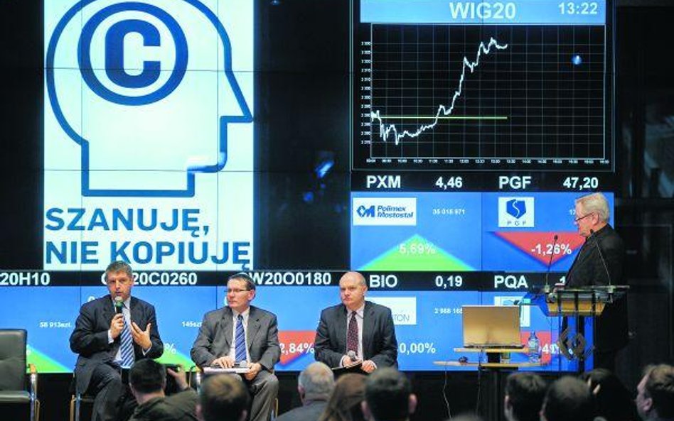 Od lewej: Jakub Bojanowski, Deloitte, Radosław Nożykowski, Baker & McKenzie, Sebastian Kawczyński, P