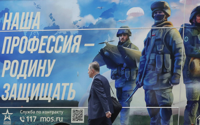 Plakat zachęcający do wstępowania w szeregi armii Rosji