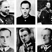 Zbiegowie i organizatorzy ucieczki z Dössel (od góry od lewej): Jan Zieleniewski, Wincenty Kawalec, 