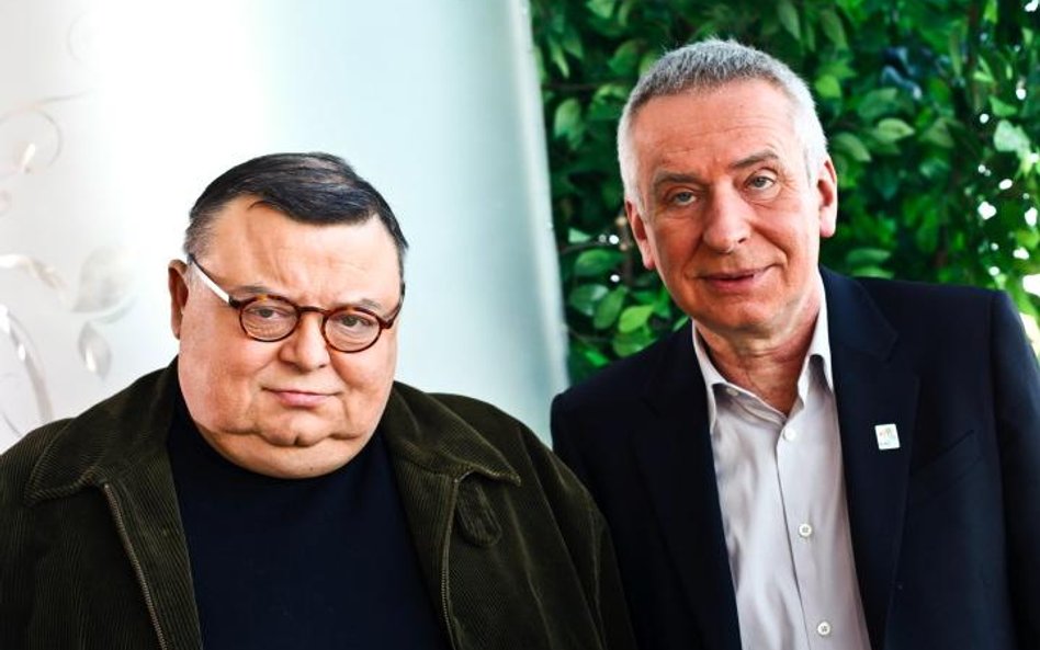 Wojciech Mann i Krzysztof Materna dołączają do listy znanych osób reklamujących usługi bankowe. Fot.