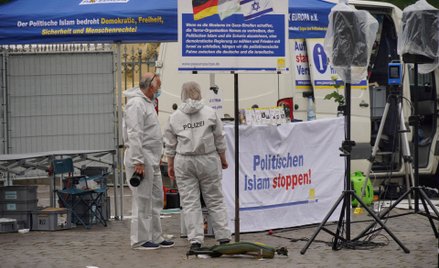 Miejsce poprzedniego ataku nożownika w Mannheim