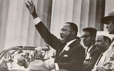 Pastor Martin Luther King wygłasza "I have a dream"