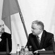 Ryszard Legutko i prezydent Lech Kaczyński 12 kwietnia 2007 r.