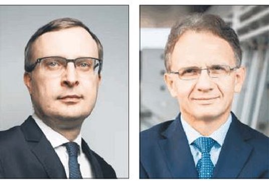 Paweł Borys (z lewej), prezes PFR, wierzy, że pracownicze plany kapitałowe przysłużą się giełdzie i 