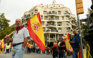 Przeciw niepodległości Katalonii. Marsz w Barcelonie