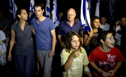 Rodzina Gilada Szalita, porwanego przez Hamas żołnierza
