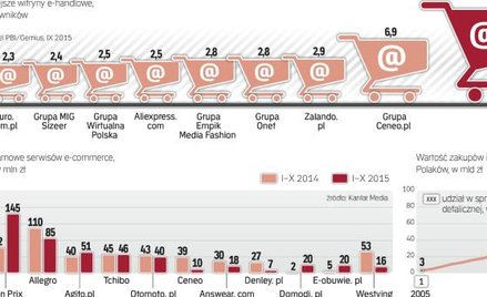 Serwisy internetowe konkurują również na wydatki reklamowe. Walczą o tych samych klientów
