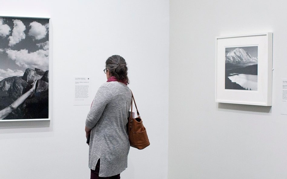 Wystawa „Ansel Adams in Our Time” w Bostonie w 2018 roku.