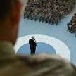 Prezydent Joe Biden przemawia do amerykańskich żołnierzy w Rzeszowie