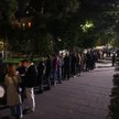 Kolejka do komisji wyborczej w Krakowie