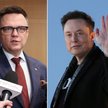 Szymon Hołownia i Elon Musk