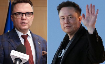 Szymon Hołownia i Elon Musk