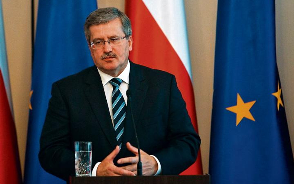 Bronisław Komorowski zapowiedział, że wystąpi do Trybunału Konstytucyjnego o zbadanie trybu uchwalen