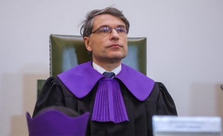 Sędzia Leszek Bosek podczas jawnego posiedzenia Sądu Najwyższego