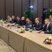 Ukraińska delegacja w czasie rozmów w Genewie