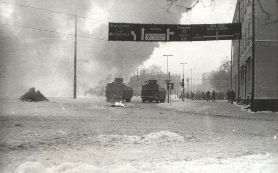 Stan wojenny w Gdańsku.