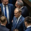 Donald Tusk z posłami KO