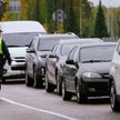 Kolejka samochodów na granicy Rosji z Finlandią