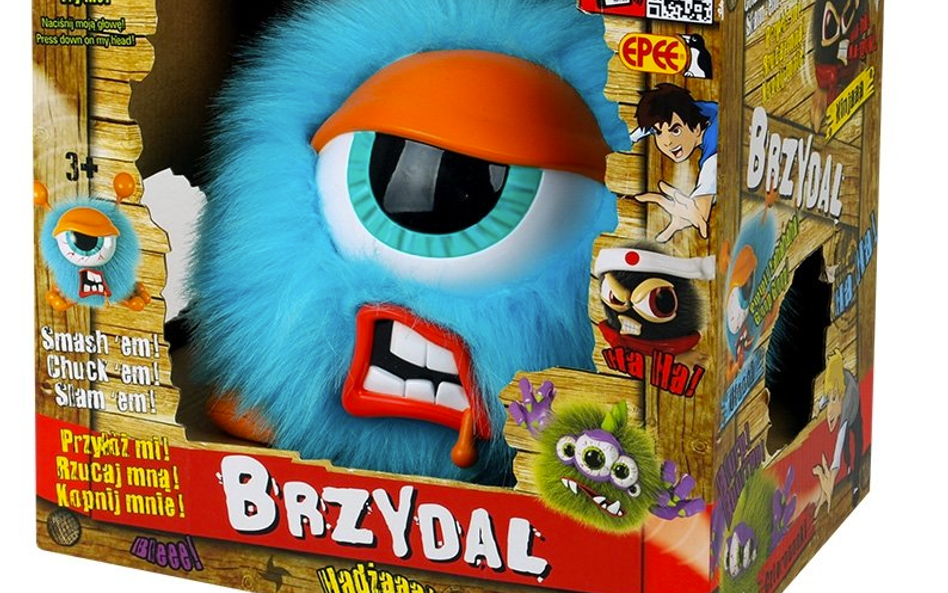 Szokująca zabawka dla dzieci. „Brzydal” do kopania