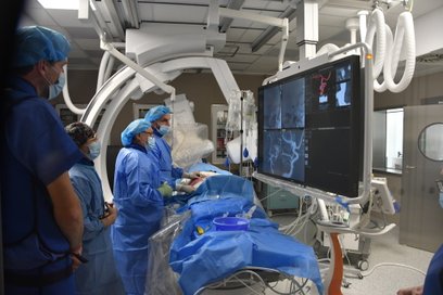 Urządzenie zwiększa precyzję i bezpieczeństwo zabiegów wewnątrznaczyniowych, pozwala ograniczyć dawk