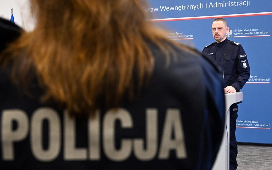 Komendant Główny Policji nadinsp. Marek Boroń