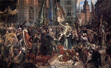 "Konstytucja 3 maja 1791 roku", obraz Jana Matejki