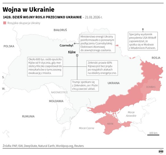 Tak wyglądała sytuacja na froncie w 1428 dniu wojny: