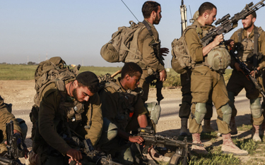 Izraelscy żołnierze w pobliżu granicy, fot. z 12 marca