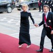 Prezydent Francji i jego żona Brigitte Macron