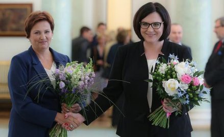 Zmiana warty w Kancelarii Prezydenta. Halina Szymańska (z lewej) zastąpi Małgorzatę Sadurską