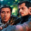 Zbigniew Zapasiewicz i Piotr Garlicki w "Barwach ochronnych"