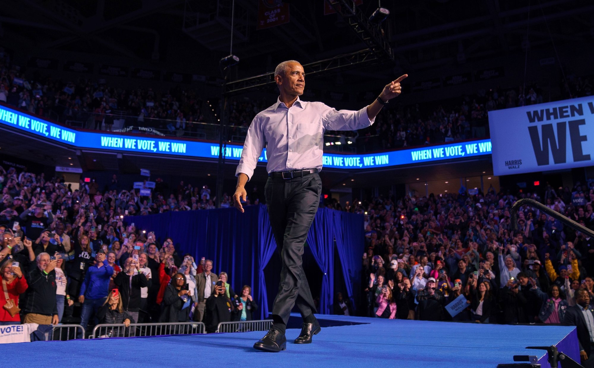 The Obamas are inactive  showing the way