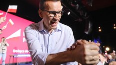 Były premier Mateusz Morawiecki podczas wystąpienia programowego „Plan dla Polski” w ramach Konwencj