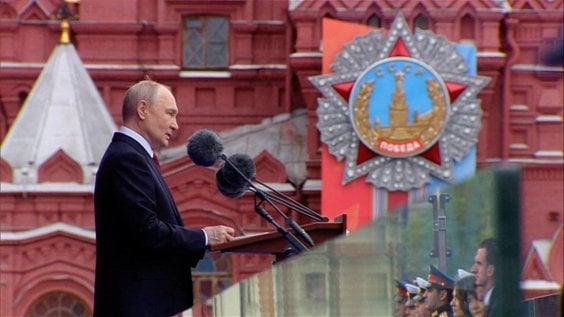 Przemówienie na placu Czerwonym z okazji Dnia Zwycięstwa wygłosił Władimir Putin