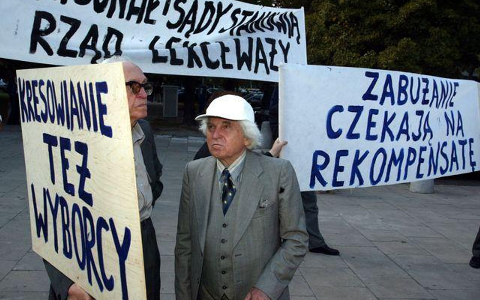 Pikieta zabużan przed Sejmem, 2003 rok