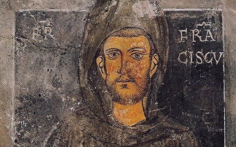 Najstarszy wizerunek św. Franciszka z Asyżu – na fresku wykonanym w latach 1228–1229 w Sacro Speco (