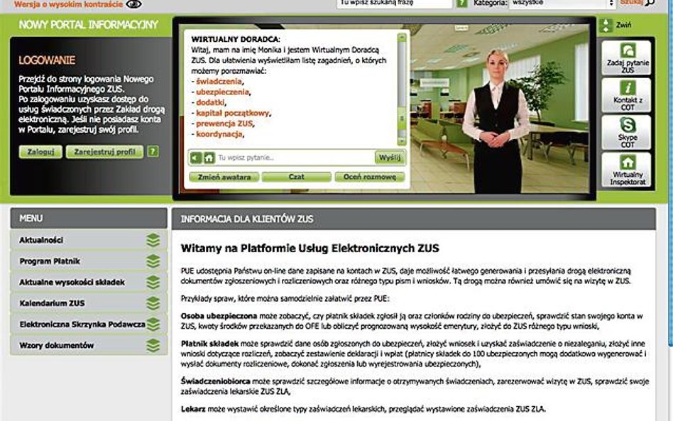Nowy Portal Informacyjny ZUS ułatwia komunikację z ubezpieczonymi, świadczeniobiorcami i płatnikami