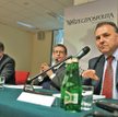 Witold Orłowski (z prawej) przedstawił wczoraj projekcje dla polskiej gospodarki. W debacie wzięli u