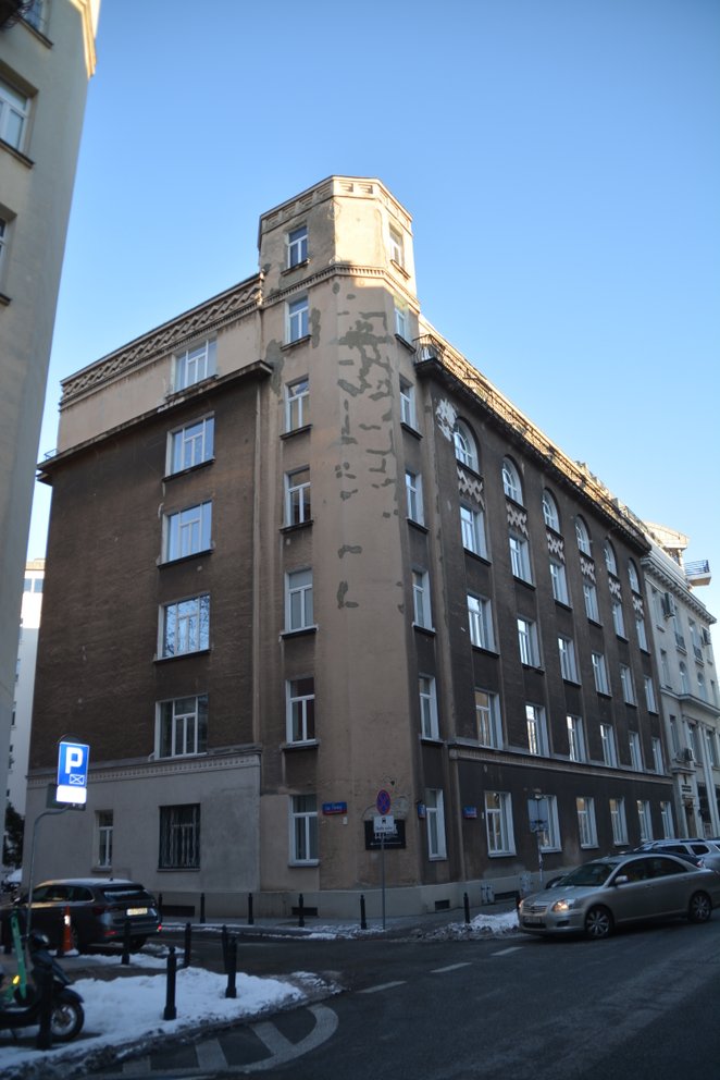 Ulica Koszykowa 6 - kamienica zajęta po wojnie w MBP