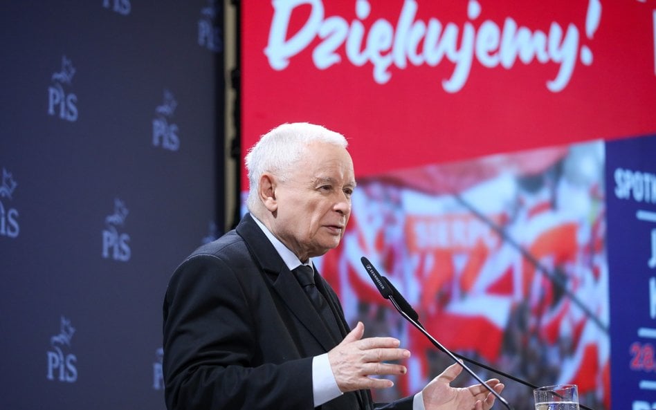 Prezes PiS Jarosław Kaczyński