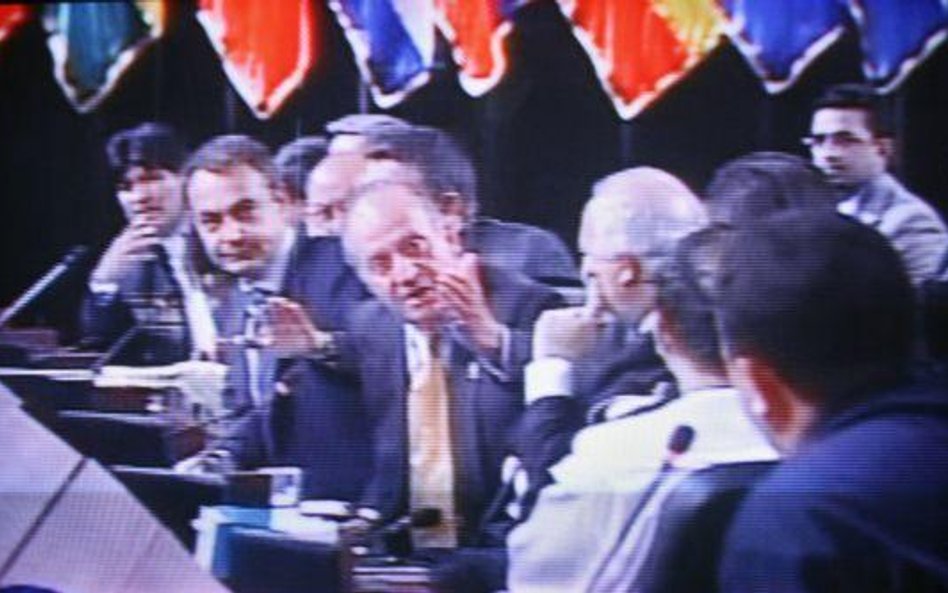 Król upomina Chaveza