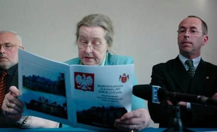 Od lewej: mecenas Bogumil Rup, Jadwiga Drucka-Lubecka, Stanislaw de Lantsheere