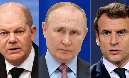 Putin rozmawiał z Scholzem i Macronem o "zakończenia wojny w Ukrainie"