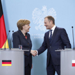 Angela Merkel jest największą zwolenniczką kandydatury Tuska